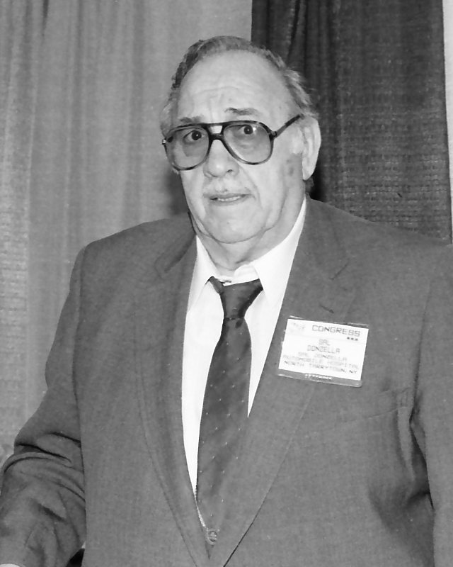 Sal Donzella at the SCRS booth at NACE 1989